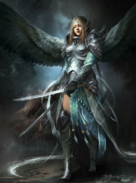Fantasy Art Women Dark Fantasy Art Fantasy Girl Angel Warrior