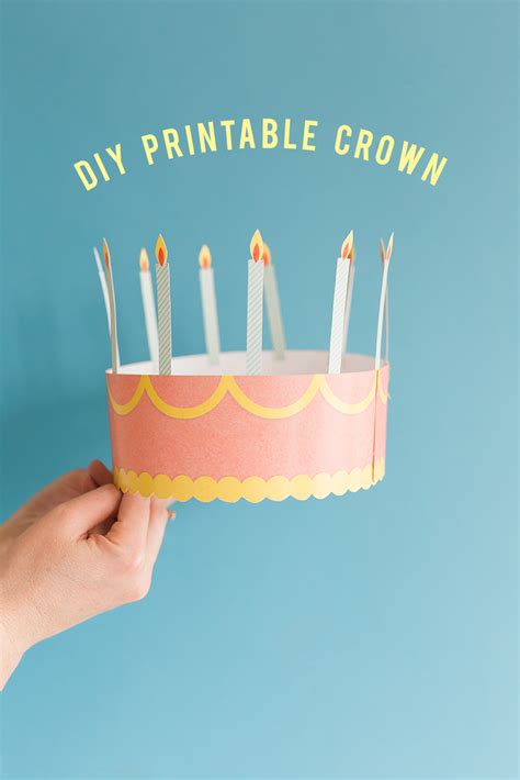 Happy Birthday Crown Printable