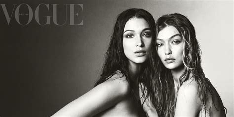 Gigi And Bella Hadid Stun On The Cover Of ‘british Vogue March 2018