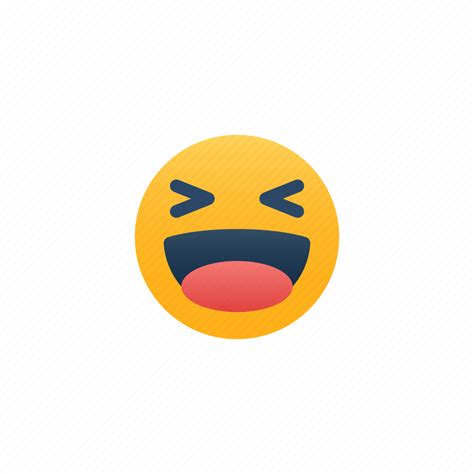 Laugh Emoji Expression Emotional Funny Laughing Joke Icon