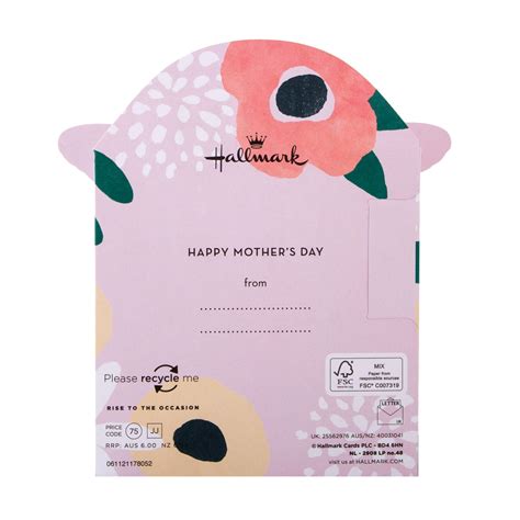 3d Mothers Day Card Beautiful Butterfly Design With Gold Foil Hallmark