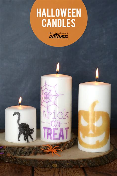 Easy Halloween Candles You Can Make In 10 Minutes Its Always Autumn