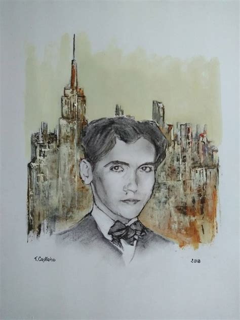 Federico García Lorca Painting By Tomas Castano Saatchi Art