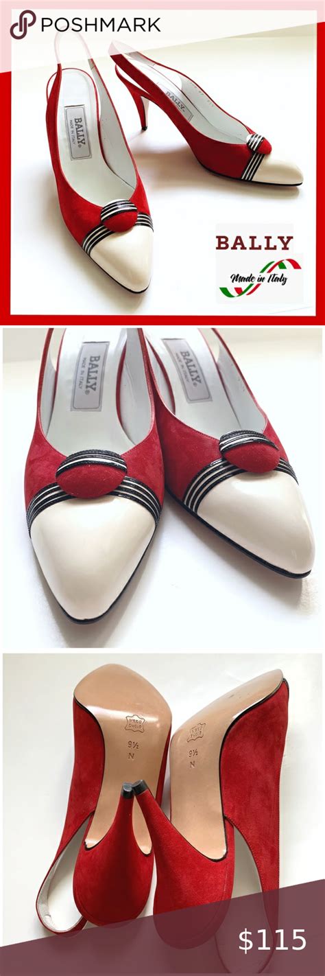 New Bally Italian Design Sling Back Shoes Bally Shoes Shoes Women