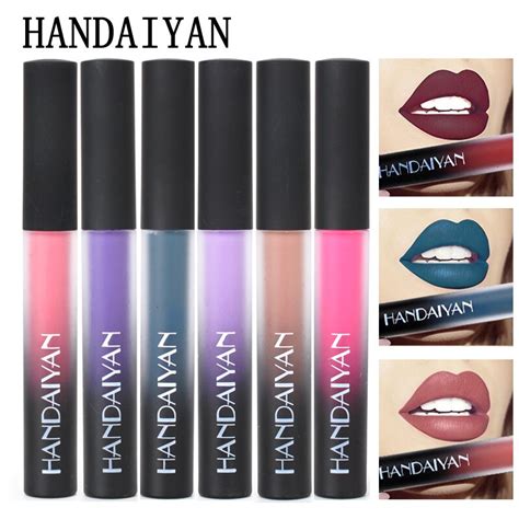 Handaiyan Professional Makeup Velvet Nude Lip Gloss Waterproof Liquid