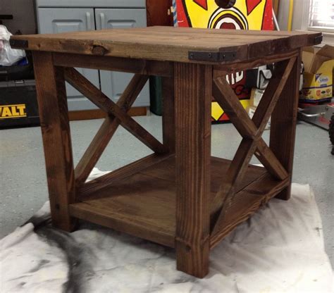 Ana White Our Rustic End Table Diy Projects