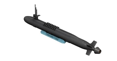 Columbia Class Submarine Model Endtas