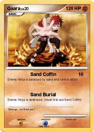 Pokémon Gaara 456 456 Sand Coffin My Pokemon Card