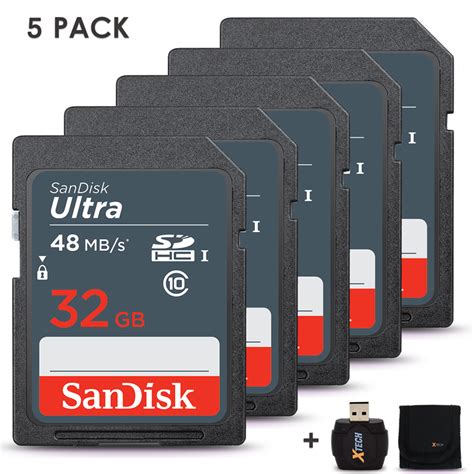 Average rating:0out of5stars, based on0reviews. 5 Pack SanDisk 32GB SD Memory Card (160gb Total) UHS-I ...