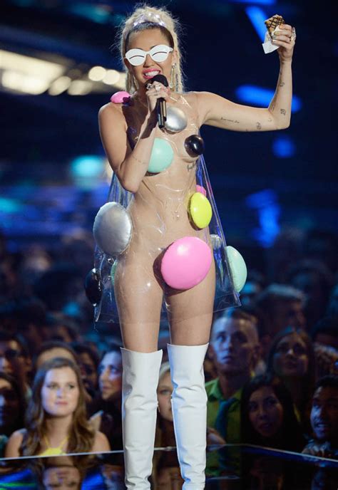 Miley Cyrus Top Three Nearly Naked Vma Outfits Daily Star