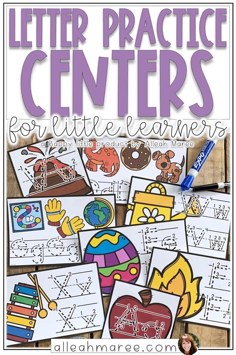 Learning The Letters Of The Alphabet These Letter Centers Are A Hands