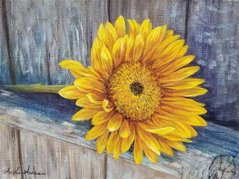 Paint Sunflower Tutorial Sunflower