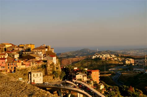 Catanzaro, Italy (Capital of Calabria and view of the Ionian Sea)