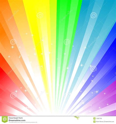 Rainbow Background Abstract Illustration Of A Rainbow Background