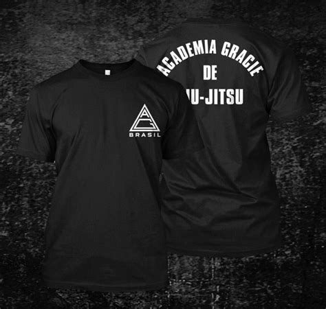 Academy Gracie Jiu Jitsu Brasil Gildan Mens T Shirt Etsy