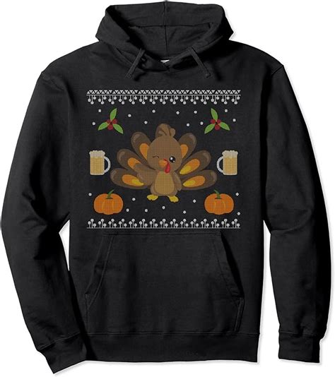 ugly thanksgiving sweater happy thanksgiving pullover hoodie uk fashion