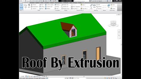 Roof By Extrusion In Revit Architecture 2014 Youtube