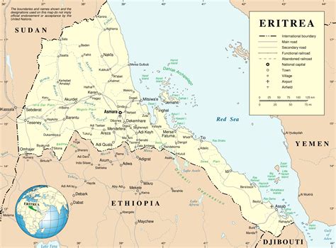 Eritrea is bordered by the red sea, sudan to the west, ethiopia if you are interested in eritrea and the geography of africa our large laminated map of africa might. Eritrea road map