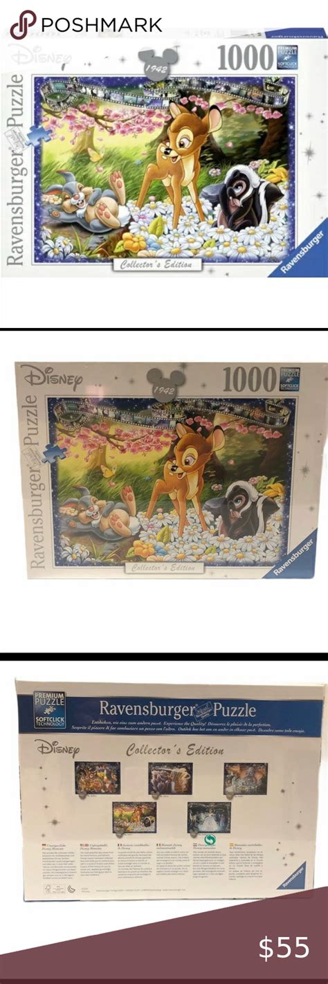 Ravensburger Puzzle Disney Collectors Bambi 1000 Disney Puzzles