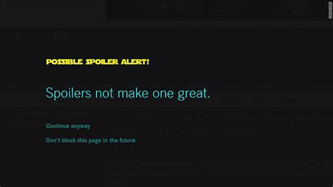 Star Wars Spoilers How To Block Them