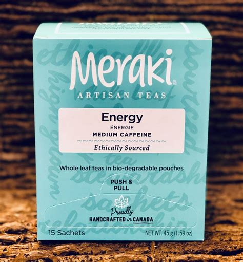 Energy Wellness Teas Shop Now Meraki Artisan Teas