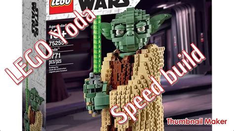 Lego Star Wars Yoda Speed Build 75255 Youtube