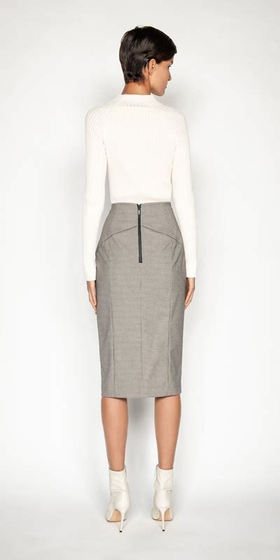 Mini Houndstooth Pencil Skirt Buy Skirts Online Cue