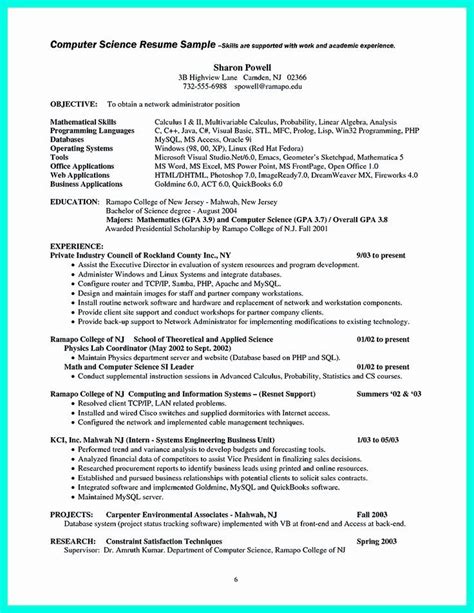 Here are computer science project topics with source code made for computer science students. Best Computer Science Resume New Best 2695 Resume Sample ...