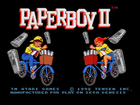 Paperboy 2 Download Gamefabrique