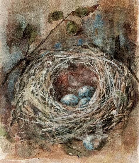Bird Nests Art Bird Nest Craft Nest Art Bird Art Bird Nest Painting