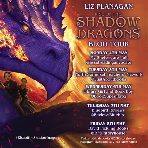Blog Tour ‘rise Of The Shadow Dragons By Liz Flanagan Library