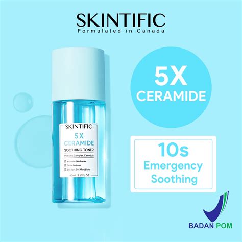 Skintific 5x Ceramide Soothing Toner Skin Barrier Repair Toner With
