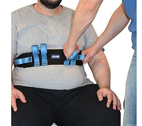 Liftaid Transfer And Walking Gait Belt With 6 Hand Grips And Quick