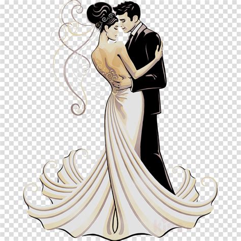 Bride And Groom Clipart Dress And Other Clipart Images On Cliparts Pub