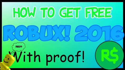 How To Get Free Robux 2017 Youtube