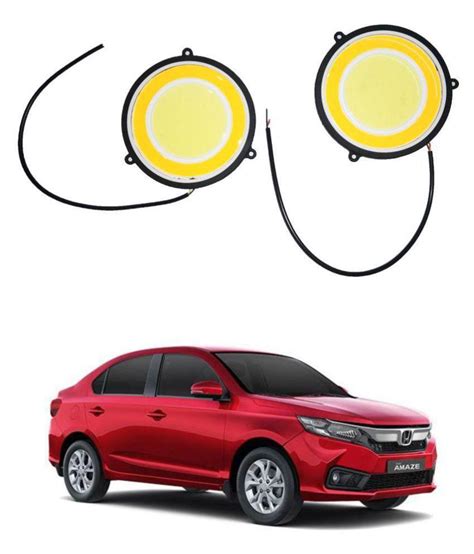 Trigcars Cob Car Fog Led Drl Lights With Turn Indicator Signal Double