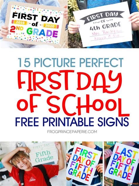 First Day Free Printables Free Printable Templates