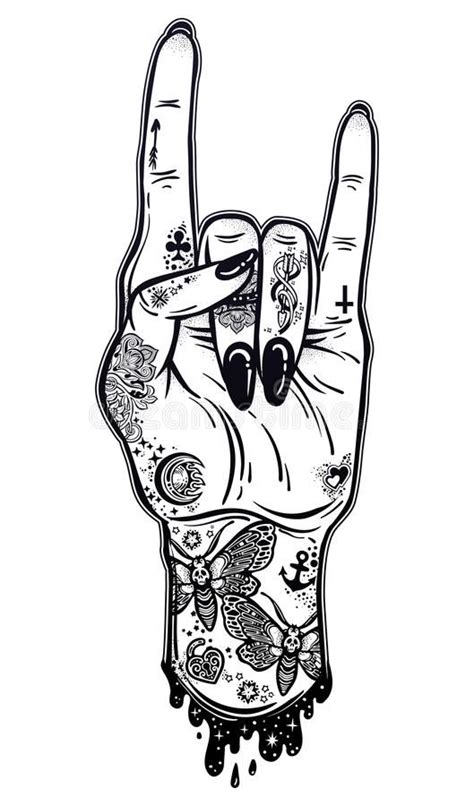 punk rock hand tattoos cub scout brag vest pattern