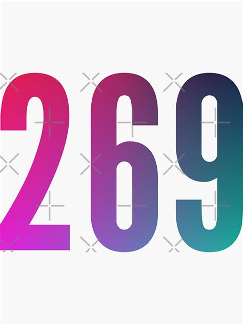 269 Area Code Zip Code Location Pink And Blue Sticker For Sale By Wa
