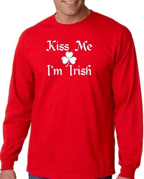 Kiss Me Im Irish T Shirt St Patricks Day T Shirt Designerteez