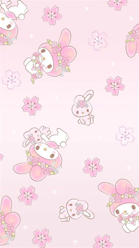 My Melody My Melody Wallpaper Sanrio Wallpaper Pastel 아이폰 마이 멜로디 배경