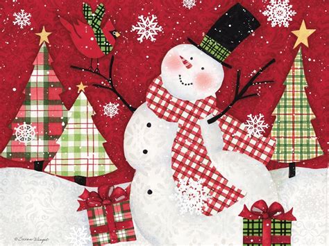 Lang January 2015 Wallpaper Sam Snowman Christmas Clipart Unique