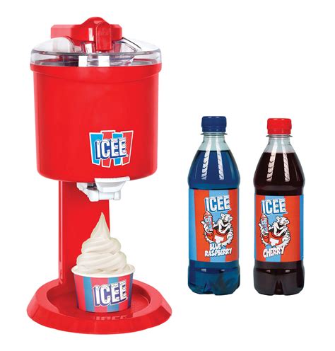 Icee Ice Cream Machine And 2 Pack Syrups