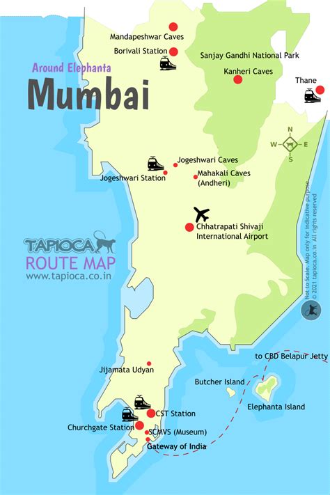 Mumbai Location In India Map Map