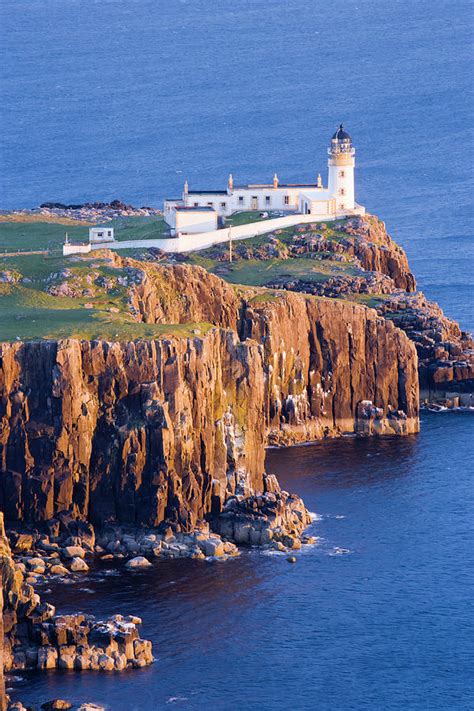 Neist Point Lighthouse Isle Of Skye By Derek Croucher