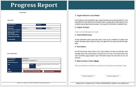 Free Project Status Report Templates Word Templates For Free Download