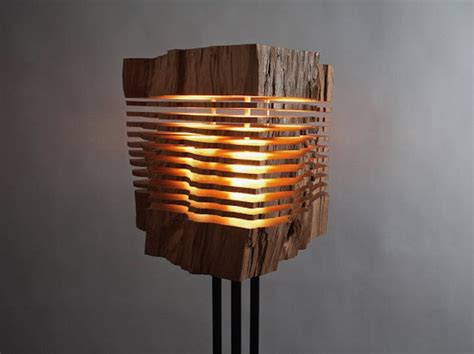 Sliced Sculpture Lamps Highlight The Natural Beauty Of Firewood My