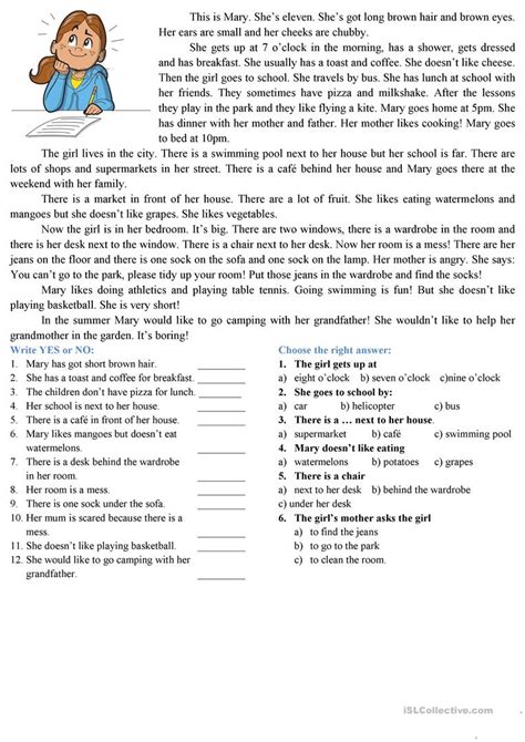 These reading worksheets will help kids practice their comprehension skills. reading comprehension - English ESL Worksheets for distance learning and physical classrooms