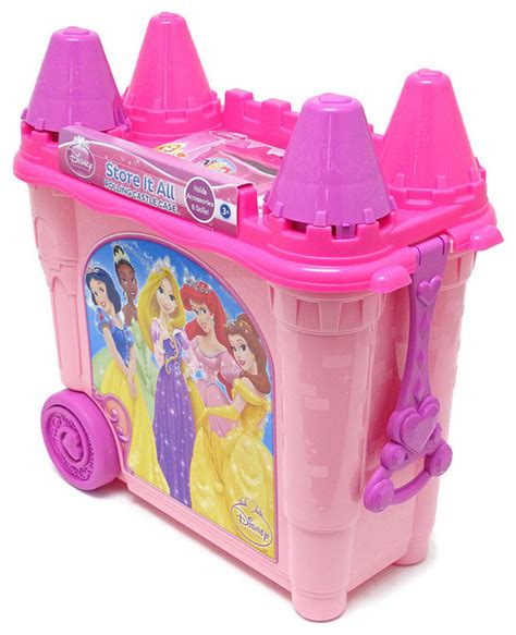 Disney Princess Castle Shaped Doll Storage Case Contemporary Toy