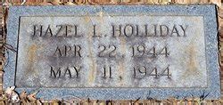 Hazel Louise Holliday Find A Grave Memorial